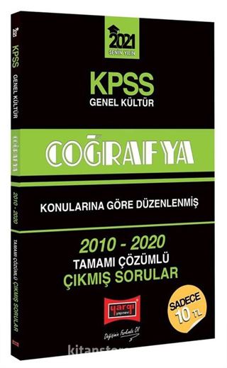 2021 KPSS Coğrafya Konularına Göre Düzenlenmiş Tamamı Çözümlü Çıkmış Sorular