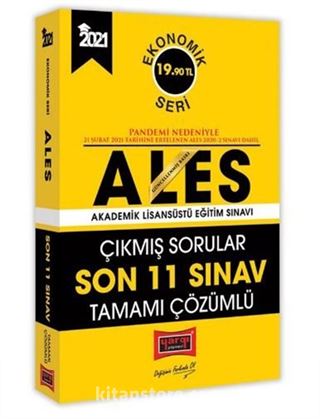 2021 ALES Son 11 Sınav Tamamı Çözümlü Çıkmış Sorular Ekonomik Seri