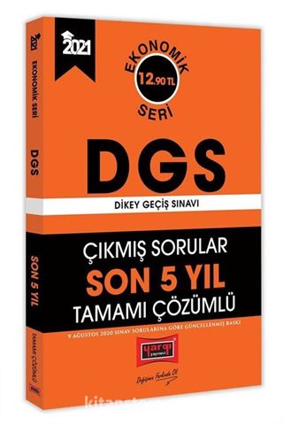 2021 DGS Son 5 Yıl Tamamı Çözümlü Çıkmış Sorular Ekonomik Seri