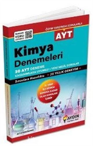 AYT Kimya 30x13 Denemeleri Tamamı Video Çözümlü