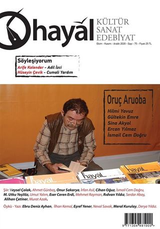 Hayal Kültür Sanat Edebiyat Dergisi Sayı:75 Ekim-Kasım-Aralık 2020