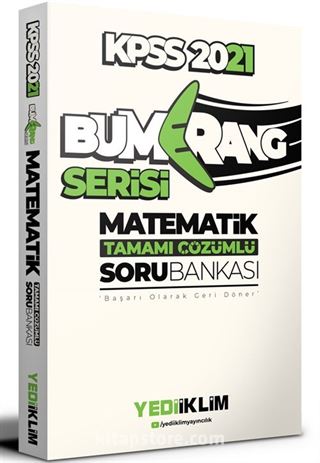 2021 KPSS Genel Yetenek Bumerang Matematik Tamamı Çözümlü Soru Bankası