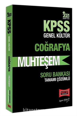 2021 KPSS Muhteşem Coğrafya Tamamı Çözümlü Soru Bankası