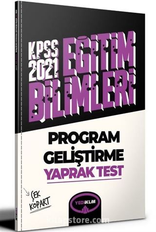 2021 Kpss Eğitim Bilimleri Program Geliştirme Çek Kopart Yaprak Test