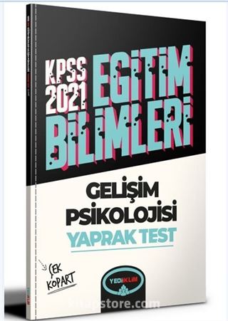 2021 Kpss Eğitim Bilimleri Gelişim Psikolojisi Çek Kopart Yaprak Test