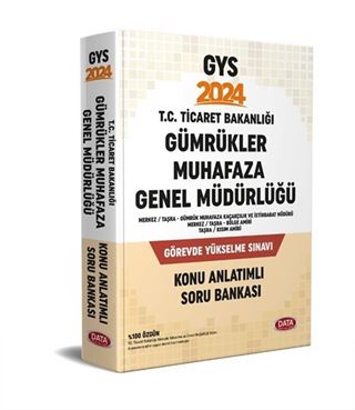 T.C. Ticaret Bakanlığı Gümrükler Muhafaza Genel Müdürlüğü Konu Anlatımlı Soru Bankası