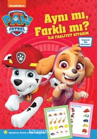 Paw Patrol Aynı Mı Farklı Mı? Faaliyet Kitabım