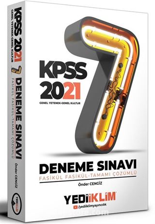 2021 Kpss Genel Yetenek Genel Kültür Tamamı Çözümlü Fasikül 7 Deneme Sınavı