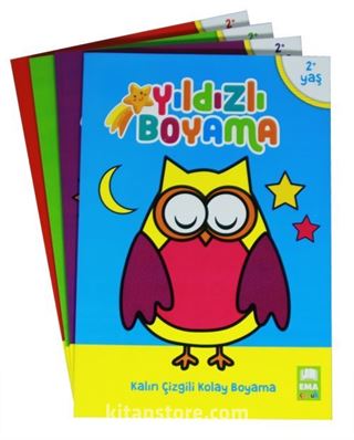 Yıldızlı Boyama (4 Kitap Set)