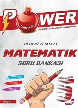 5. Sınıf Kırmızı Seri Power Beceri Temelli Matematik Soru Bankası