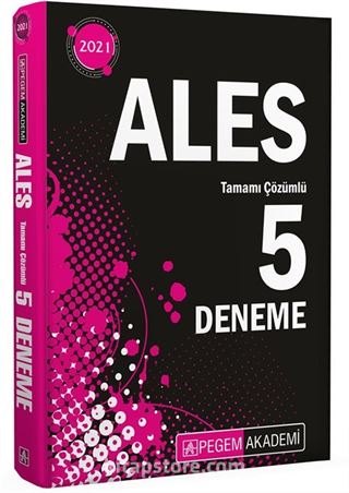 2021 ALES Tamamı Çözümlü 5 Deneme