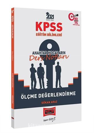 2021 KPSS Eğitim Bilimleri Ölçme Değerlendirme Anahtar Hocaların Ders Notları