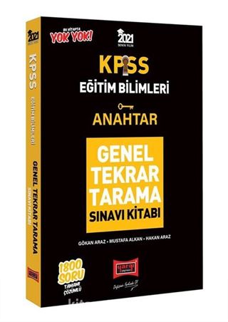 2021 KPSS Eğitim Bilimleri Anahtar Genel Tekrar Tarama Tamamı Çözümlü 1800 Soru Kitabı