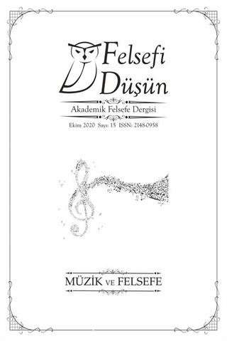 Felsefi Düşün Sayı:15 Müzik ve Felsefe