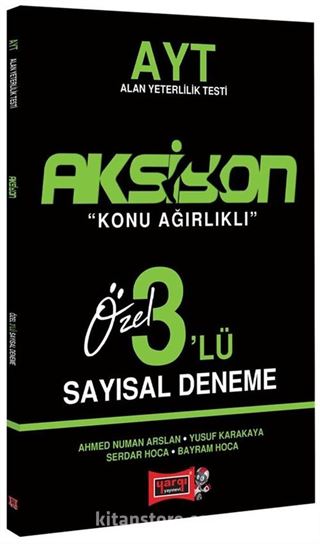 2021 AYT Aksiyon Sayısal 3'lü Deneme