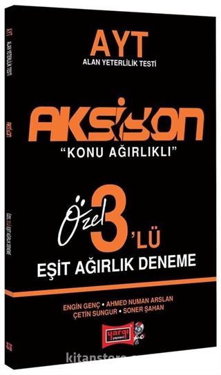 2021 AYT Aksiyon Eşit Ağırlık 3'lü Deneme