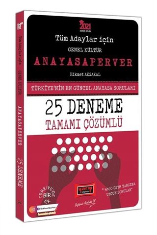 2021 Tüm Adaylar İçin Anayasaperver Tamamı Çözümlü 25 Deneme