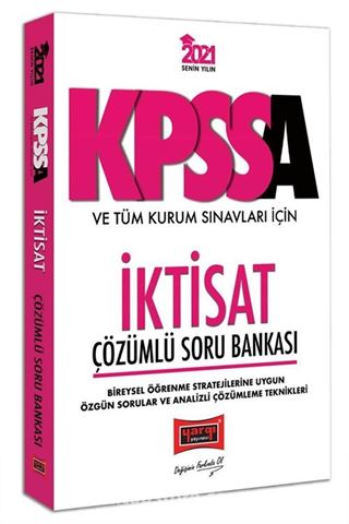 2021 KPSS A Grubu ve Tüm Kurum Sınavları İçin İktisat Çözümlü Soru Bankası