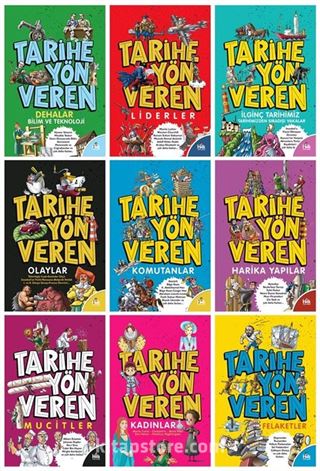 Çocuklar İçin Tarihe Yön Verenler Seti (9 Kitap)