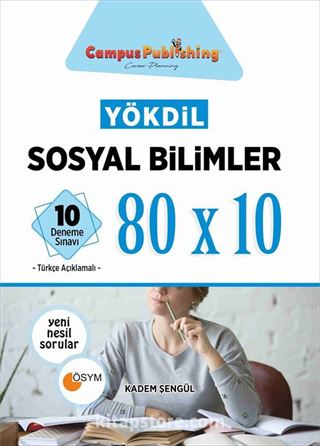 YÖKDİL Sosyal Bilimler 10 Deneme Sınavı 80x10