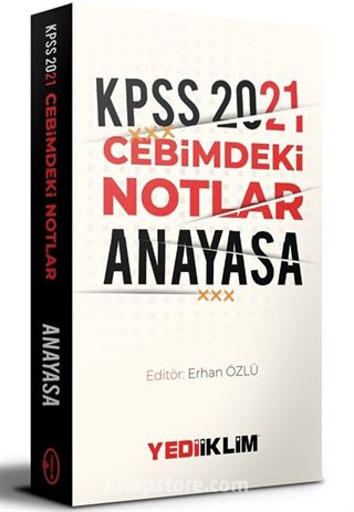 2021 KPSS Cebimdeki Notlar Anayasa