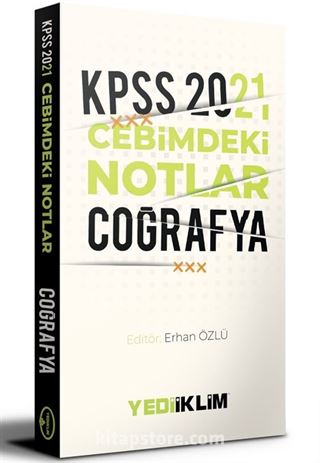 2021 KPSS Cebimdeki Notlar Coğrafya