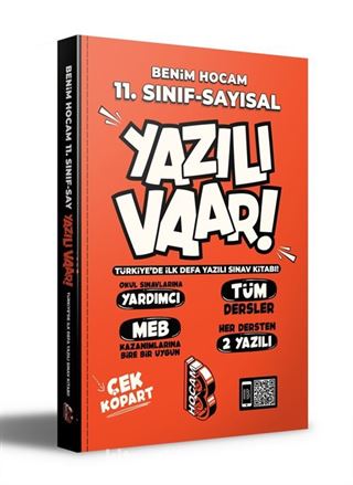 11. Sınıf Sayısal Yazılı Var