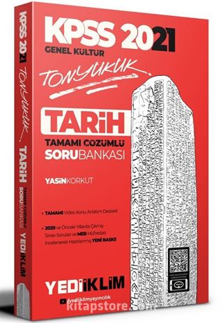 2021 KPSS Genel Kültür Tonyukuk Tarih Tamamı Çözümlü Soru Bankası