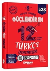 8. Sınıf Güçlendiren 12 Deneme Türkçe