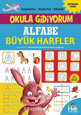 Alfabe - Büyük Harfler / Okula Gidiyorum