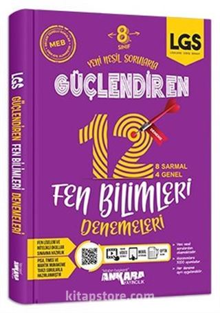 8. Sınıf Güçlendiren 12 Deneme Fen Bilimleri