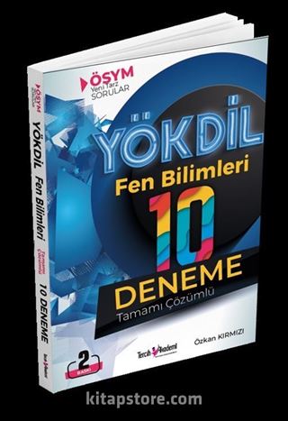 YÖKDİL Fen Bilimleri Tamamı Çözümlü 10 Deneme