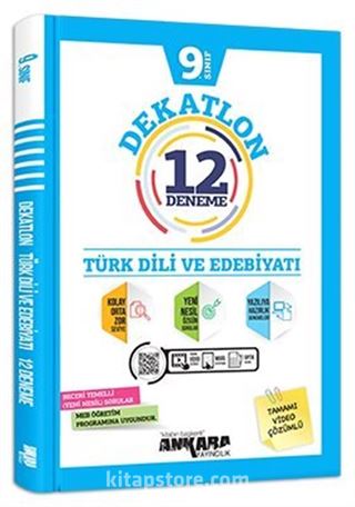 9. Sınıf Dekatlon Türk Dili ve Edebiyatı 12 Deneme