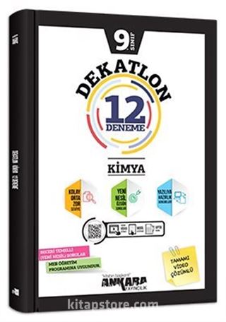 9. Sınıf Dekatlon Kimya 12 Deneme