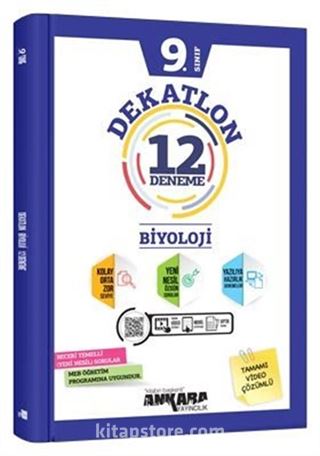 9. Sınıf Dekatlon Biyoloji 12 Deneme