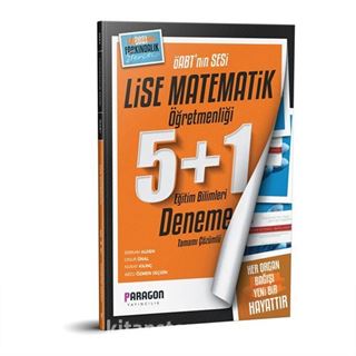 2021 ÖABT Farkındalık Serisi Çözümlü Lise Matematik 5 Deneme +1 Eğitim Bilimleri Denemesi