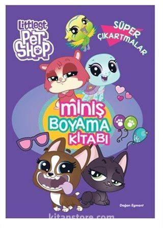 Littlest Pet Shop Miniş Boyama Kitabı Süper Çıkartmalar