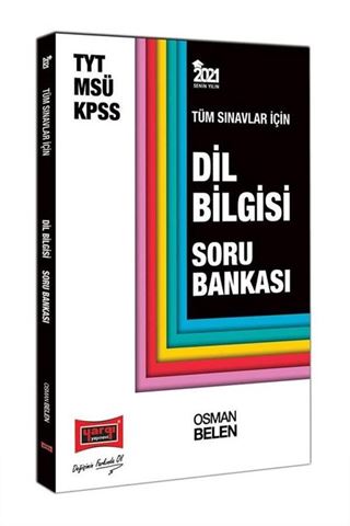 2021 KPSS TYT MSÜ Dil Bilgisi Soru Bankası