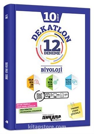 10. Sınıf Biyoloji Dekatlon 12 Deneme