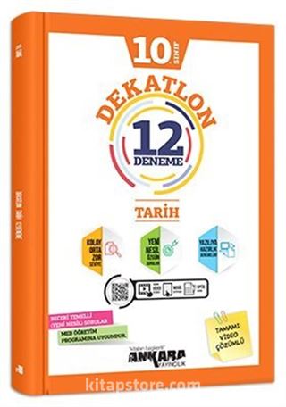 10. Sınıf Tarih Dekatlon 12 Deneme