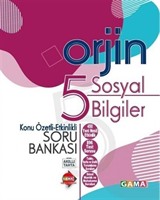 5. Sınıf Sosyal Bilgiler Orjin Konu Özetli Etkinlikli Soru Bankası Seti (3 Kitap)