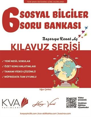 6. Sınıf Kılavuz Serisi Sosyal Bilgiler Soru Bankası