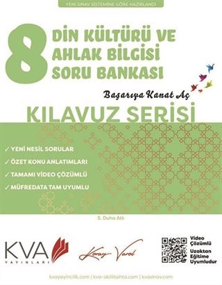 8. Sınıf Kılavuz Serisi Din Kültürü ve Ahlak Bilgisi Soru Bankası