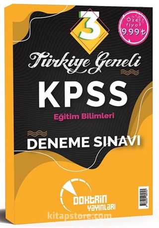 2021 KPSS Eğitim Bilimleri 3'lü Deneme Sınavı