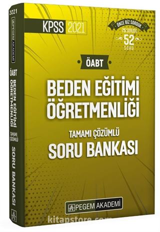 2021 ÖABT Beden Eğitimi Tamamı Çözümlü Soru Bankası