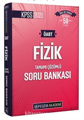 2021 KPSS ÖABT Fizik Tamamı Çözümlü Soru Bankası