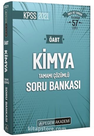 2021 KPSS ÖABT Kimya Tamamı Çözümlü Soru Bankası