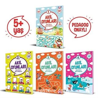 Akıl Oyunları Serisi (5+ Yaş) (4 Kitap Takım)