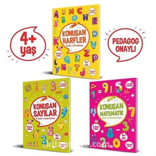 Konuşan Etkinlikler Serisi (4+ Yaş) (3 Kitap Takım)