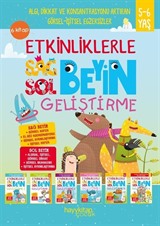 Etkinliklerle Sağ Beyin Sol Beyin Geliştirme (5-6 Yaş) 6'lı Set